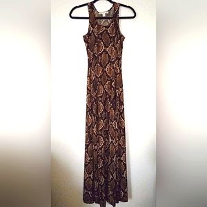 XXS Maxi dress python print. Bundle for more savings!